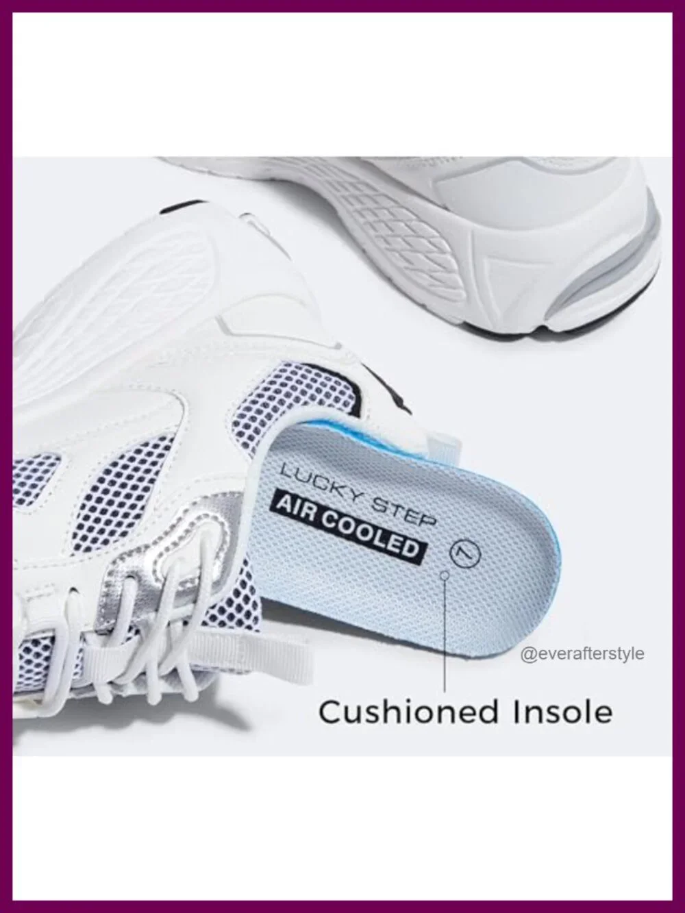 Chunky Fashion Sneakers Breathable Mesh Athletic Walking Shoes